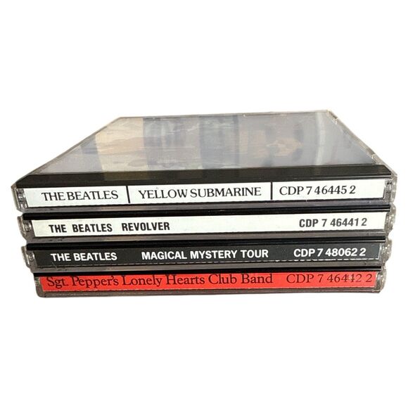 The Beatles CD Lot (4) Revolver, Sgt. Pepper, Yellow Submarine, Mystery Tour - Picture 16 of 16